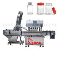 Automatic straight plastic cork bottle capping machine